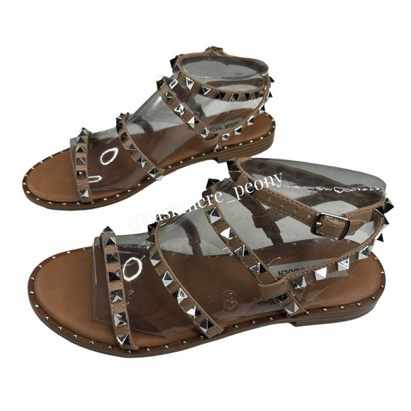 STEVE MADDEN Women's Travel Rock Stud Flat Sandals size 8 - Picture 7 of 12